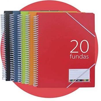 Carpeta de fundas espiral Vital Colors office Box