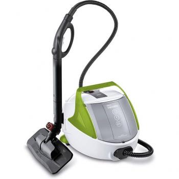 Polti Vaporetto Pro 8X Eco Plus - Limpiador de vapor de cilindro, 1900 W, eficaz para la limpieza en profundidad con caldera de alta presión de hasta 5 BAR, colores Negro, Verde y Blanco