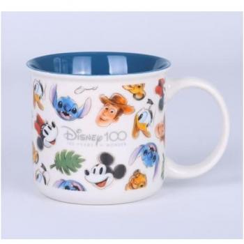 Taza de Cerámica Disney 100 Aniversario Characters Azul 400 ml