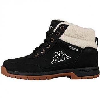 Kappa Unisex Kids' Bright MID Fur Teens Classic Boots, Black/offwhite 1143, 4 UK
