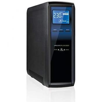 Tecnoware UPS EXA PLUS 1500VA - SAI Interactivo con PFC Activo, 8 Salidas IEC, Protección contra Apagones y Sobretensiones para Gaming y PC