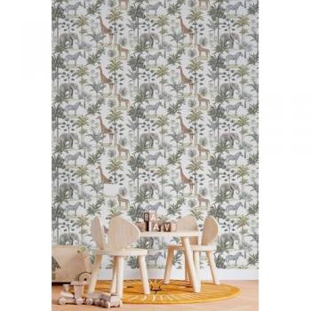 Papel Pintado Infantil Selva 55 x 300 cm - Rollo Decorativo