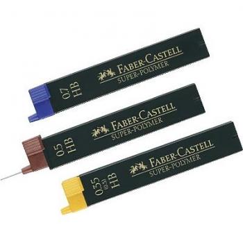 Minas faber grafito 9065 05 mm 3h estuche de 12 minas de 12