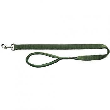 Correa New Premium Doble Verde Selva Trixie, tipo de producto: correa para perros, características: diseño en color verde selva, material resistente y duradero, doble función para mayor comodidad y control