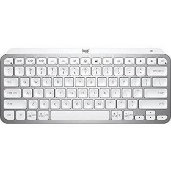 Logitech MX Keys Mini - Teclado RF Wireless + Bluetooth QWERTY Nórdico Gris