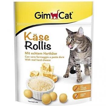 GimCat Rollis Cat Treats Cheese Flavor - 140 g