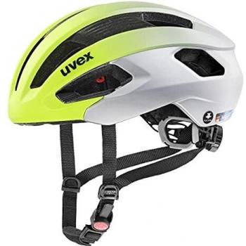 Casco Uvex Rise CC Tocsen Neón Amarillo Plateado - Talla 52-56 cm