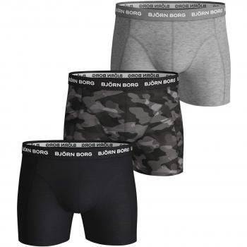Björn Borg Sammy Boxer Shorts 3 Pack Men Black, Size: S
