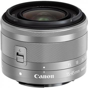 CANON Objectif EF-M 15-45mm f/3.5-6.3 IS STM Silver