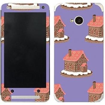 Motivos Disagu Design Skin para HTC One LTE: Lebkuchenhaus - Violett