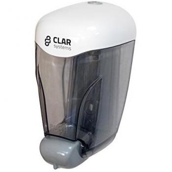 Clar Systems J1800PG Dispensador de Jabón, Blanco/Gris