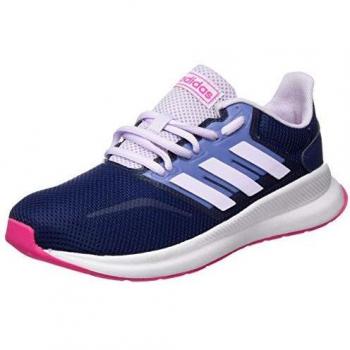 adidas Runfalcon K, Zapatillas para Correr, Tech Indigo/Shock Pink/Purple Tint, 36 EU
