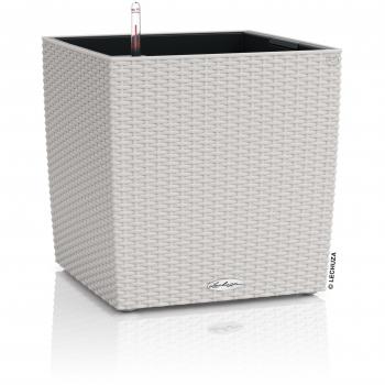 Lechuza Maceta 50 x 50 cm, maceta de plástico resistente a UV, sistema de autorriego, diseño moderno y elegante, adecuada para interiores y exteriores