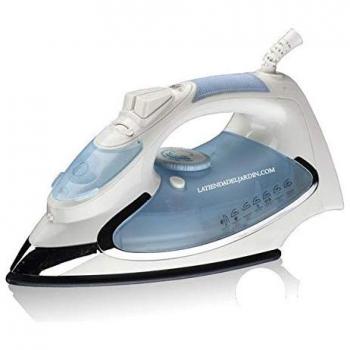 Plancha de Vapor 2200W con Suela Cerámica Azul, Sistema Antical y Vapor Vertical