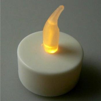 Candelas LED con luz parpadeante, batería incluida, decoración para bodas y fiestas - Idena 408998