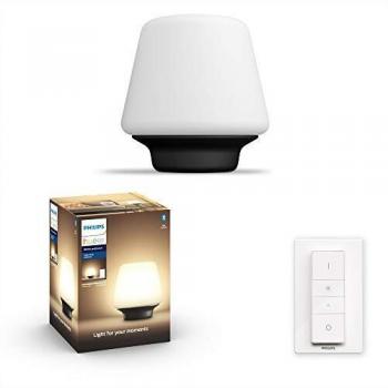 Philips Hue White Ambiance Wellness Lámpara de Mesa LED con Mando