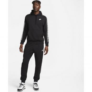 Chándal de hombre Nike Club Fleece GX, color negro y blanco, talla M
