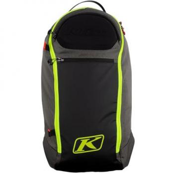 Klim Krew 16L Mochila para motos de nieve - Negro Gris, capacidad de 16 litros, diseño ergonómico, material resistente al agua, múltiples compartimentos de almacenamiento, correas ajustables y acolchadas