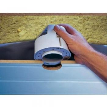 Kaiser Carcasa para foco empotrable de 68 mm de diámetro, 120 x 90 mm, color gris