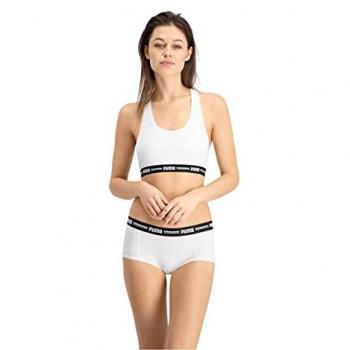 Top Deportivo Racerback Puma Mujer Blanco Talla S
