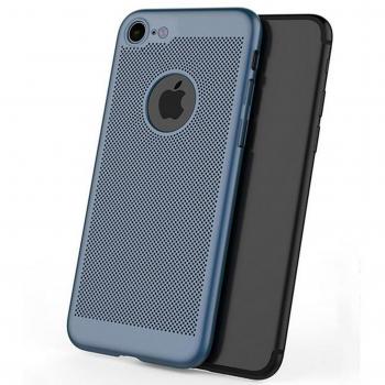 iPhone 6/6S caso, xinrd refrigeración transpirable malla Back – Carcasa y protector de pantalla para Apple Iphone 6/6S 4.7 , color negro