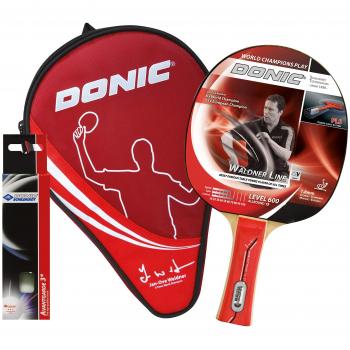 Donic-Schildkröt Tenis de Mesa Set de Regalo Waldner 600 1 Palo 3 Pelotas para Raquetas de, 788481