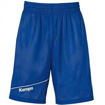 Kempa Pantalones Cortos Player Reversible, Azul Royal/Blanco, Unisex bebé, Talla 10/12 años