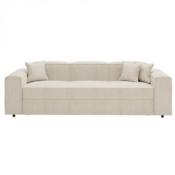 Sofá-cama Clovis 114, 252x79x88cm, Poso 100, tapicería Zig Zag