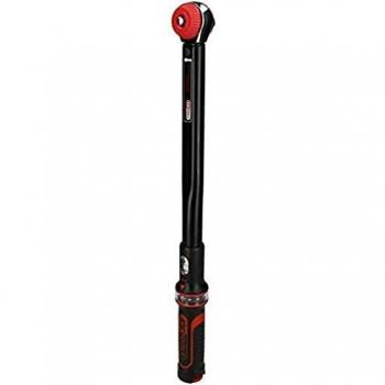 KS Tools 516.1432 1/2 Llave dinamométrica ERGOTORQUE®precision con cabezal de carraca de cambio de posición por mando giratorio 20-100 Nm