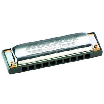 Hohner Rocket Harmonica - Key of C, 20 Reeds, Fast Response