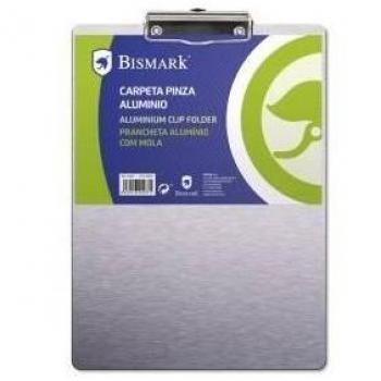CARPETA ALUMINIO PINZA METALICA BISMARK A4 - Carpeta de aluminio con pinza metálica, tamaño A4, diseño ligero y duradero, ideal para organizar documentos