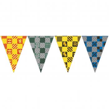 Guirnalda de Banderines de Harry Potter 2.3 Metros - Decoración de Fiesta y Celebración