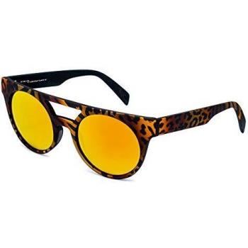 Italia Independent Unisex Sunglasses 0903-ZEB-044 Orange 50mm