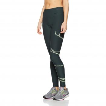 Nike W Nk Pwr Lgnd Tght Graphic - Mallas para mujer, color verde, talla L