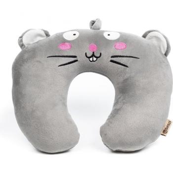 Almohada de viaje cojín cervical infantil extra suave con relleno interior confortable, diseños animales, medidas 29x27x9 cm