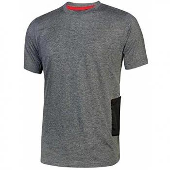 Camiseta U-Power Road Gris Meteorito Talla L Verano (Pack de 3)
