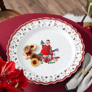 Toy's Delight 45 cm Serving Platter - White and Red Porcelain by Villeroy & Boch
