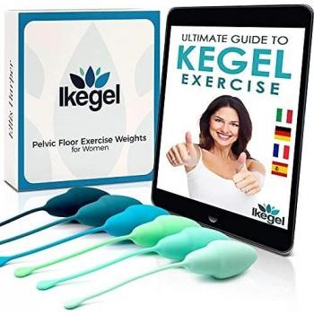 Fortalecedor y ejercitador del suelo pélvico para mujeres - Juego de 6 bolas de Kegel para mujeres Fortalecimiento del suelo pélvico y control de la vejiga con libro electrónico detallado