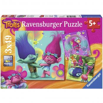 Rompecabezas Ravensburger Trolls - 49 piezas