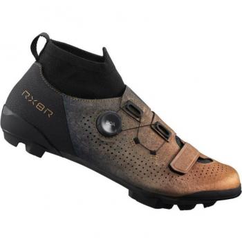 Zapatillas Shimano Gravel RX801R Naranja y Negro, Talla 41 - EUR