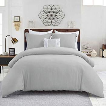 WAVVE Juego de Funda Nórdica para Cama 120, Funda de Edredón 200x200 cm con 2 Fundas de Almohada 80x80 cm, Suave y Transpirable