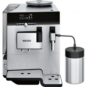 Siemens TE806201RW Máquina espresso 2.4L 2tazas Negro, Acero inoxidable - Cafetera