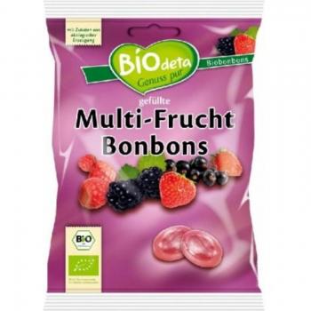 Caramelos Rellenos Multifruta Biodeta 75g