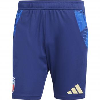 Adidas Pantalones Cortos de Entrenamiento Italia Euro 2024 - Tipo: Pantalón corto de entrenamiento, Características: Diseño oficial de la selección italiana, tejido ligero y transpirable, cintura elástica con cordón ajustable