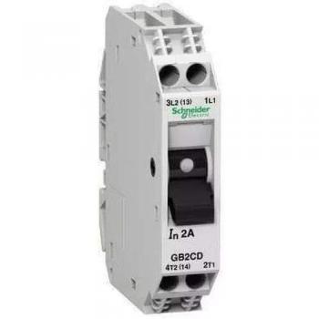 Disyuntor térmico magnetotérmico Schneider Electric GB2 1P+N, 250V AC, 0,5A