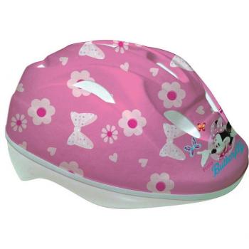 Minnie Mouse-Casco Regulable Minnie Disney No Aplica, Color Rosa/Blanco, 53 centimeters/55 Centimeters