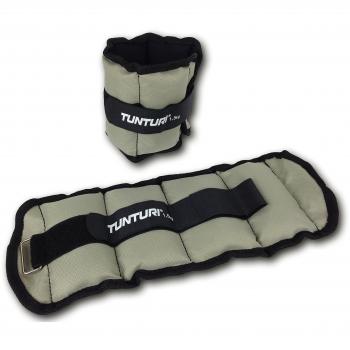 Tunturi Grey Lastres de Tobillos 1,5kg, Un Par, Unisex Adulto, 1,5 kg