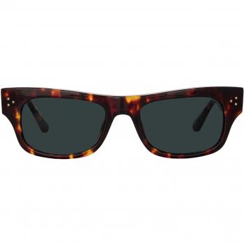 Linda Farrow FALCK LFL1448 C2 Men's Tortoiseshell Sunglasses 51mm
