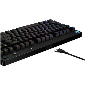 Logitech G PRO - Combo de Ratón Mecánico Gaming de Alta Precisión y Teclado USB Nórdico Negro