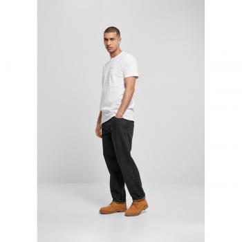 Southpole Unisex 3D Embroidery Denim Pants - Black